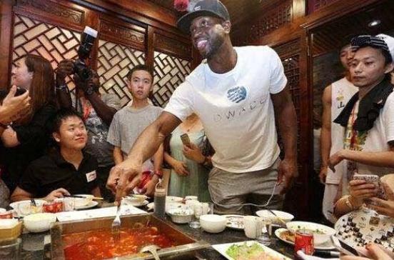 愛上中國美食的NBA球星們